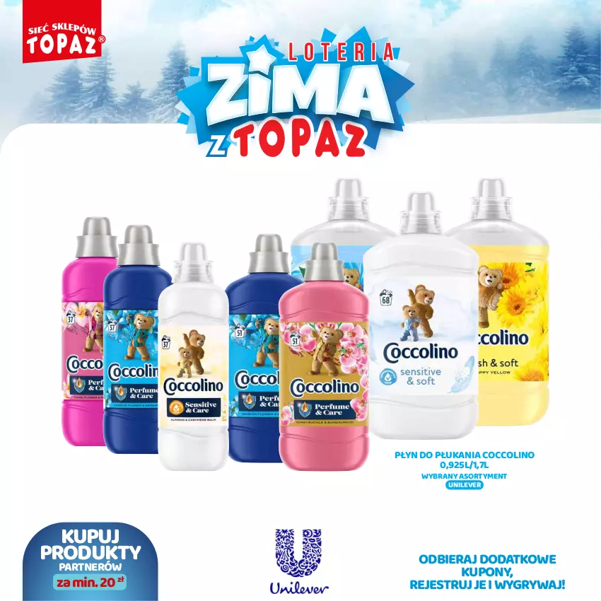 Gazetka promocyjna Topaz - Gazetka - ważna 02.12.2024 do 26.01.2025 - strona 84 - produkty: Coccolino, Gry, Płyn do płukania