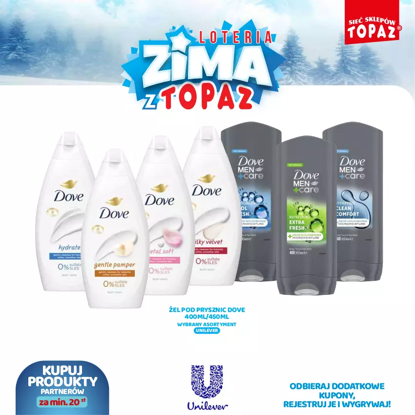 Gazetka promocyjna Topaz - Gazetka - ważna 02.12.2024 do 26.01.2025 - strona 85 - produkty: Dove, Gry