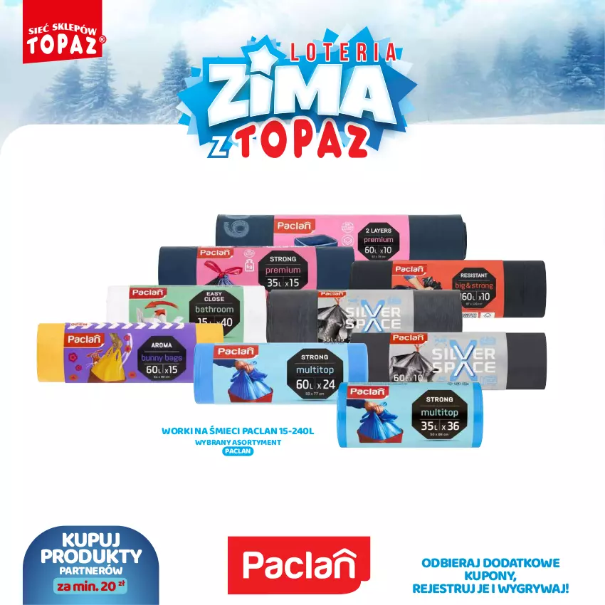 Gazetka promocyjna Topaz - Gazetka - ważna 02.12.2024 do 26.01.2025 - strona 92 - produkty: Gry, Worki na śmiec, Worki na śmieci