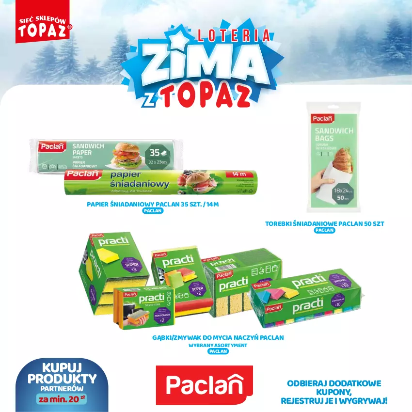 Gazetka promocyjna Topaz - Gazetka - ważna 02.12.2024 do 26.01.2025 - strona 96 - produkty: Danio, Do mycia naczyń, Gry, Papier