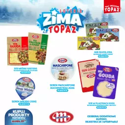 Gazetka promocyjna Topaz - Gazetka - Gazetka - ważna od 26.01 do 26.01.2025 - strona 15 - produkty: Serek wiejski, Ser, Gry, Ementaler, Favita, Mlekovita, Mascarpone, Serek, Edam, Gouda, Mleko, Fa