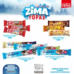 Gazetka promocyjna Topaz - Gazetka - Gazetka - ważna od 26.01 do 26.01.2025 - strona 39 - produkty: Kit Kat, Princessa, Gry, Lion, Baton