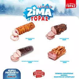 Gazetka promocyjna Topaz - Gazetka - Gazetka - ważna od 26.01 do 26.01.2025 - strona 5 - produkty: Gry, Kiełbasa krakowska, Pekpol, Boczek, Kiełbasa