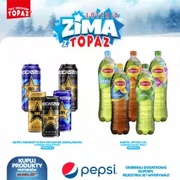 Gazetka promocyjna Topaz - Gazetka - Gazetka - ważna od 26.01 do 26.01.2025 - strona 60 - produkty: Gry, Napój energetyczny, Pepsi, Lipton, Napój