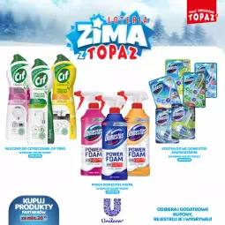 Gazetka promocyjna Topaz - Gazetka - Gazetka - ważna od 26.01 do 26.01.2025 - strona 89 - produkty: Domestos, Gry, Cif, Mleczko, Kostka do wc