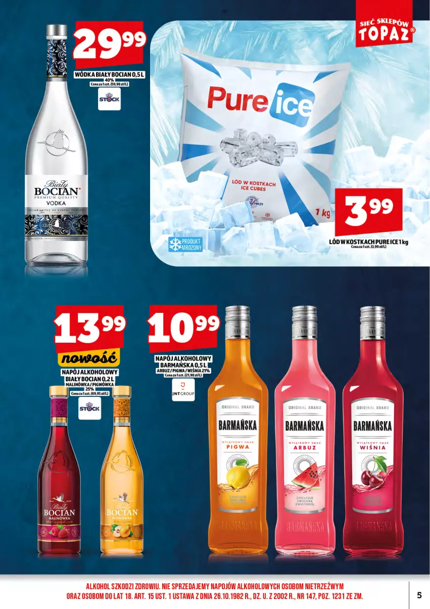 Gazetka promocyjna Topaz - Gazetka - ważna 15.09 do 30.09.2025 - strona 7 - produkty: Arbuz, Biały Bocian, Fa, Napój, Pur