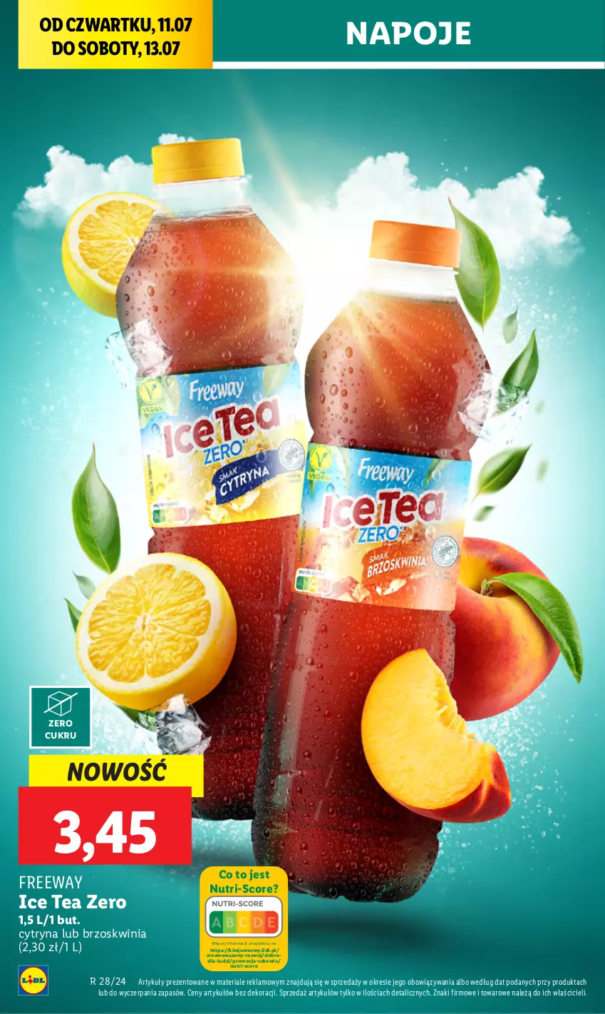 Gazetka promocyjna Lidl - GAZETKA - ważna 11.07 do 13.07.2024 - strona 30 - produkty: Ice tea, Napoje, Wazon