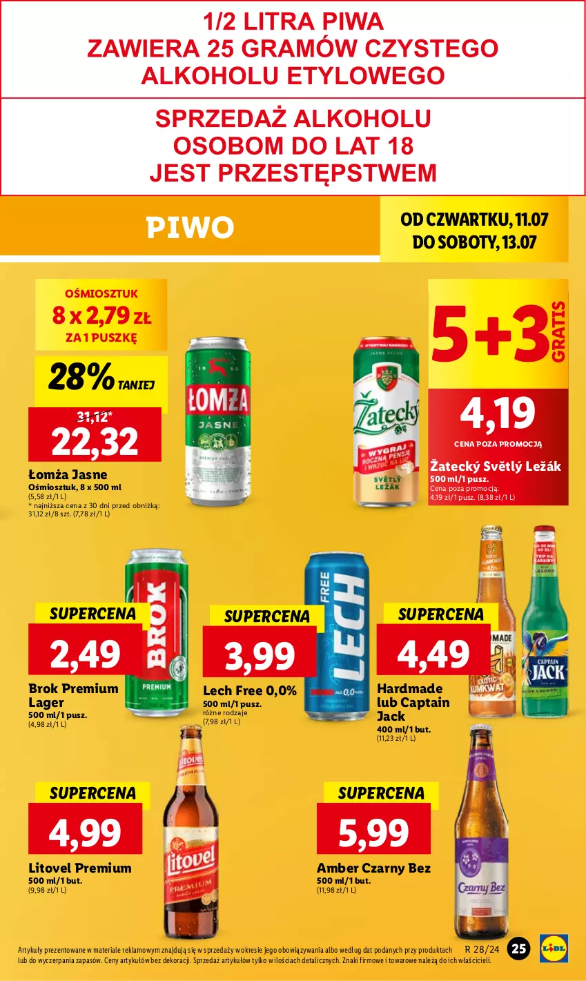 Gazetka promocyjna Lidl - GAZETKA - ważna 11.07 do 13.07.2024 - strona 33 - produkty: Captain Jack, Gra, Piwo