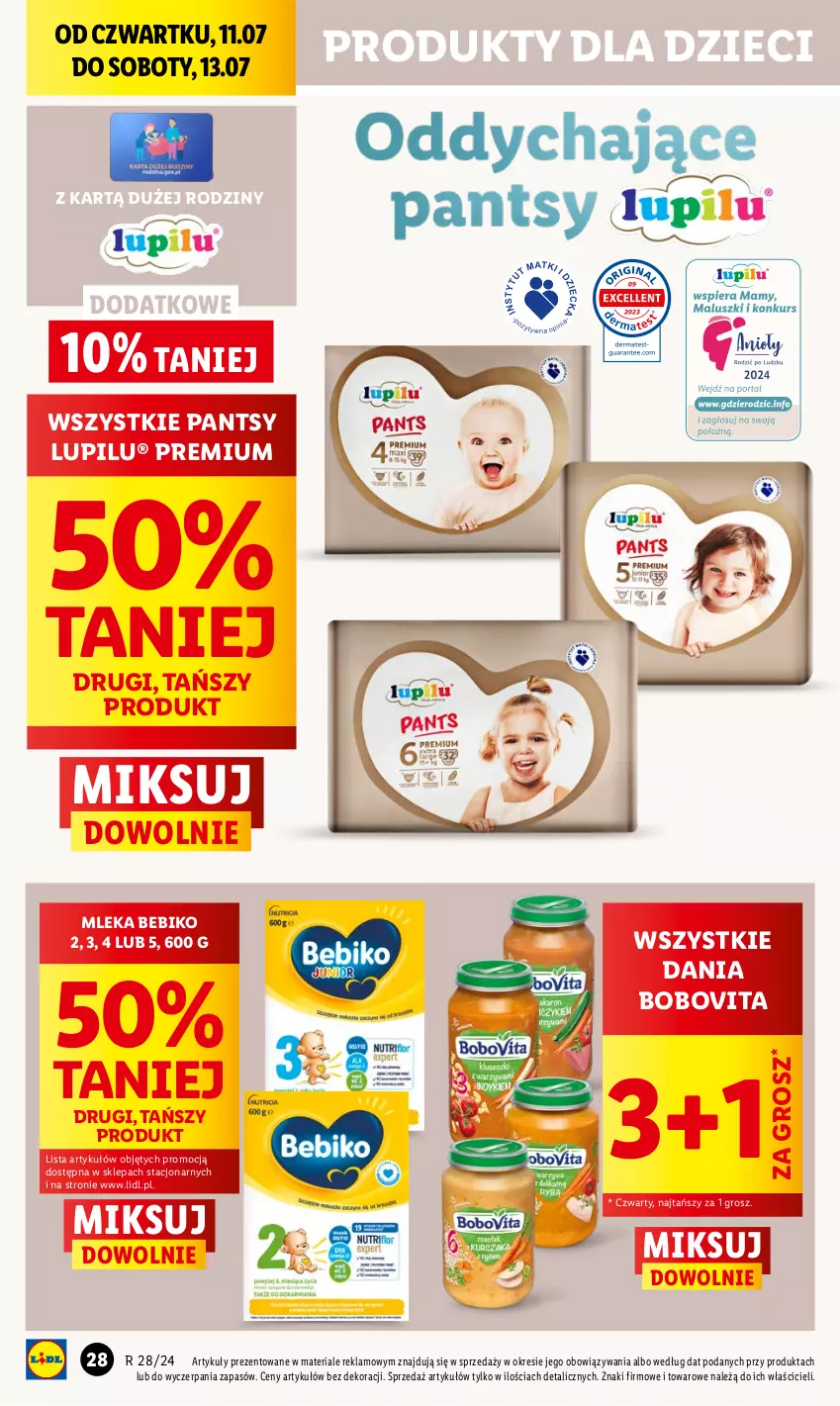 Gazetka promocyjna Lidl - GAZETKA - ważna 11.07 do 13.07.2024 - strona 36 - produkty: Bebiko, BoboVita, Dzieci