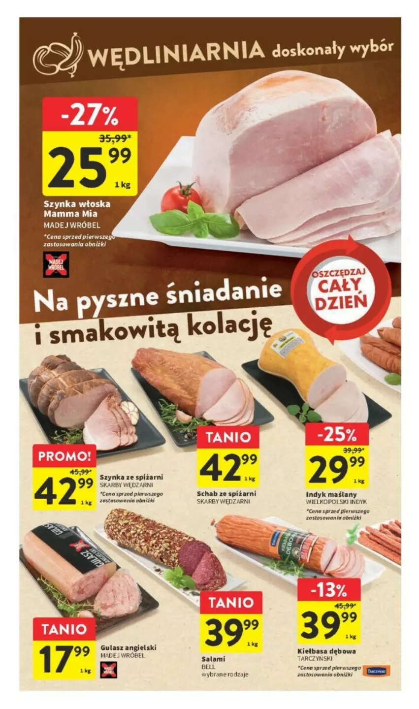 Gazetka promocyjna Intermarche - ważna 14.09 do 20.09.2023 - strona 10 - produkty: Bell, Salami, Szynka