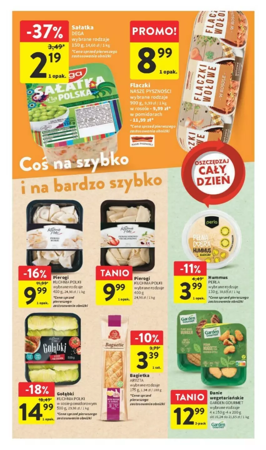 Gazetka promocyjna Intermarche - ważna 14.09 do 20.09.2023 - strona 15 - produkty: Bagietka, Hummus, Kuchnia, Mus, Pierogi