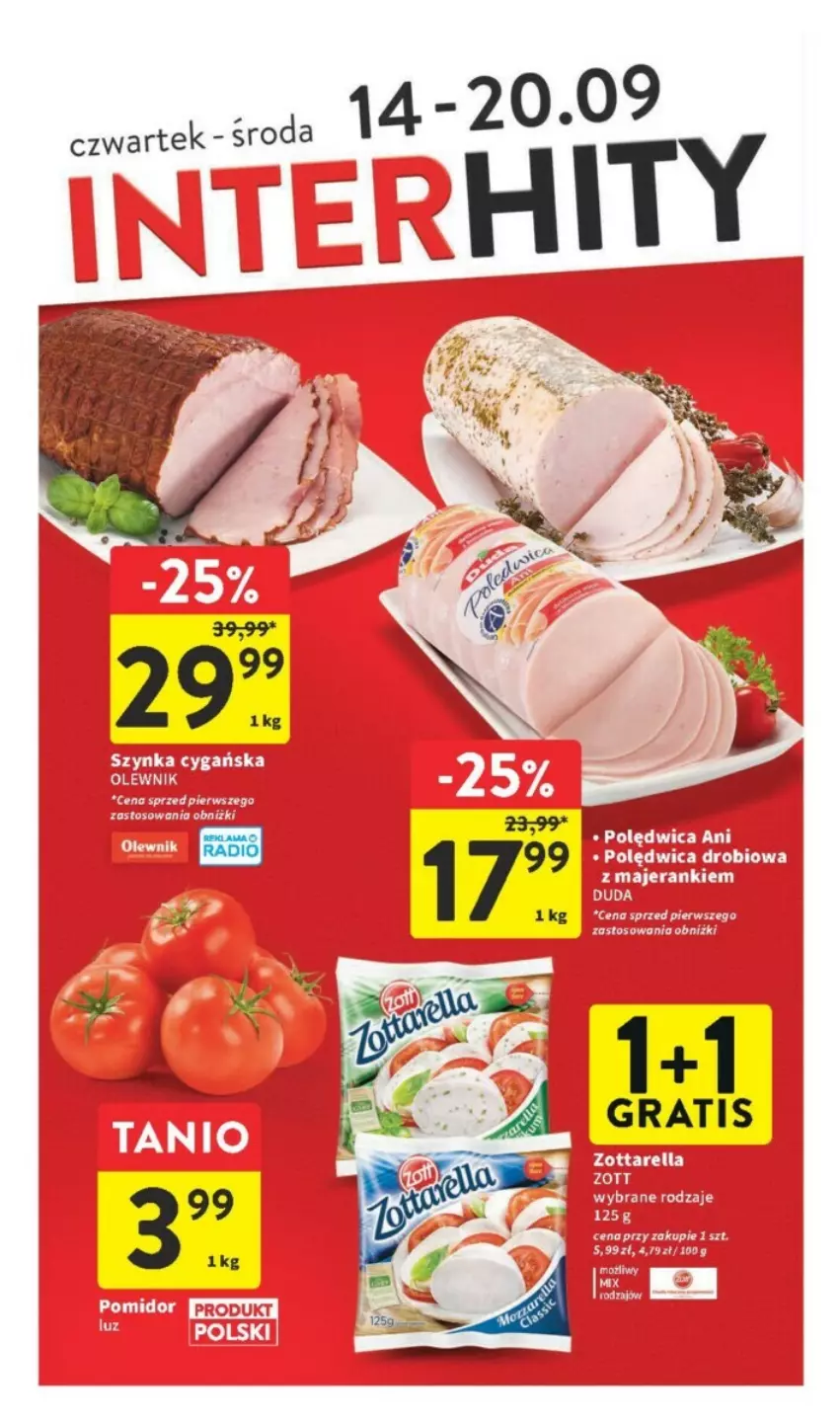 Gazetka promocyjna Intermarche - ważna 14.09 do 20.09.2023 - strona 37 - produkty: Duda, Zott, Zottarella