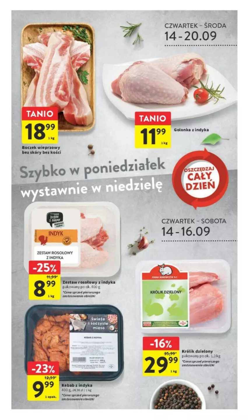 Gazetka promocyjna Intermarche - ważna 14.09 do 20.09.2023 - strona 9 - produkty: Królik, Mięso