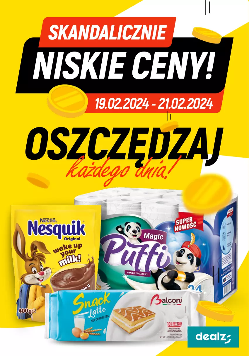 Gazetka promocyjna Dealz - Oszczędzaj każdego dnia! - ważna 19.02 do 21.02.2024 - strona 1