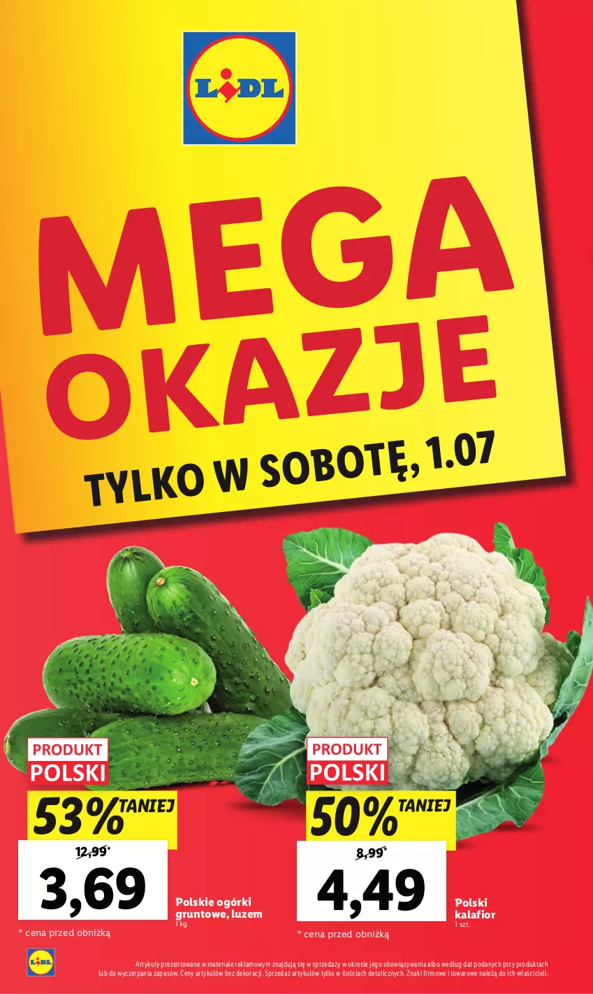 Gazetka promocyjna Lidl - GAZETKA - ważna 30.06 do 01.07.2023 - strona 7 - produkty: Grunt, Kalafior