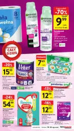 Gazetka promocyjna Intermarche - Gazetka Intermarche - Gazetka - ważna od 24.01 do 24.01.2024 - strona 39 - produkty: Rum, Gin, Pampers, Papier, Dezodorant, Majtki, Pasta do zębów, Velvet, Aloe vera, Parodontax, Ręcznik, Rolki, Chusteczki, Carefree, Garnier, Dzieci, Pieluchomajtki, Wkładki