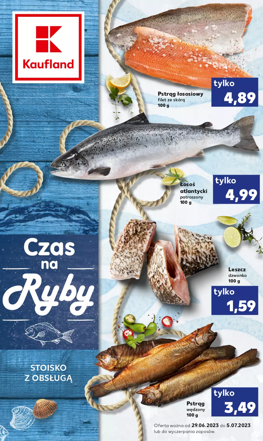 Gazetka promocyjna Kaufland - Kaufland - ważna 29.06 do 05.07.2023 - strona 1 - produkty: Pstrąg, Pstrąg łososiowy, Pstrąg wędzony, Sos