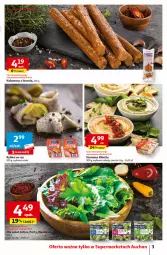 Gazetka promocyjna Auchan - Gazetka TANIE zakupy Supermarket Auchan - Gazetka - ważna od 30.08 do 30.08.2023 - strona 3 - produkty: Hummus, Sos, Mus, Bell, Rybka na raz, Sałat, Bella, Kabanos