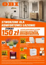 Gazetka promocyjna Obi - Gazetka OBI - Gazetka - ważna od 29.09 do 29.09.2026 - strona 1 - produkty: Sok, Telefon, Meble łazienkowe, Dres, Szafka, Farba ceramiczna, Magnat Ceramic, Umywalka, Gres, Metro, Meble, Intel, Fa