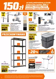 Gazetka promocyjna Obi - Gazetka OBI - Gazetka - ważna od 29.09 do 29.09.2026 - strona 4 - produkty: Bateria umywalkowa, Bateria prysznicowa, Sok, Ser, Gra, Asus, Meble łazienkowe, Tran, Regał, Bateria wannowa, Bateria, Suszarki, Suszarka, Regał metalowy, Meble, Pokrywa