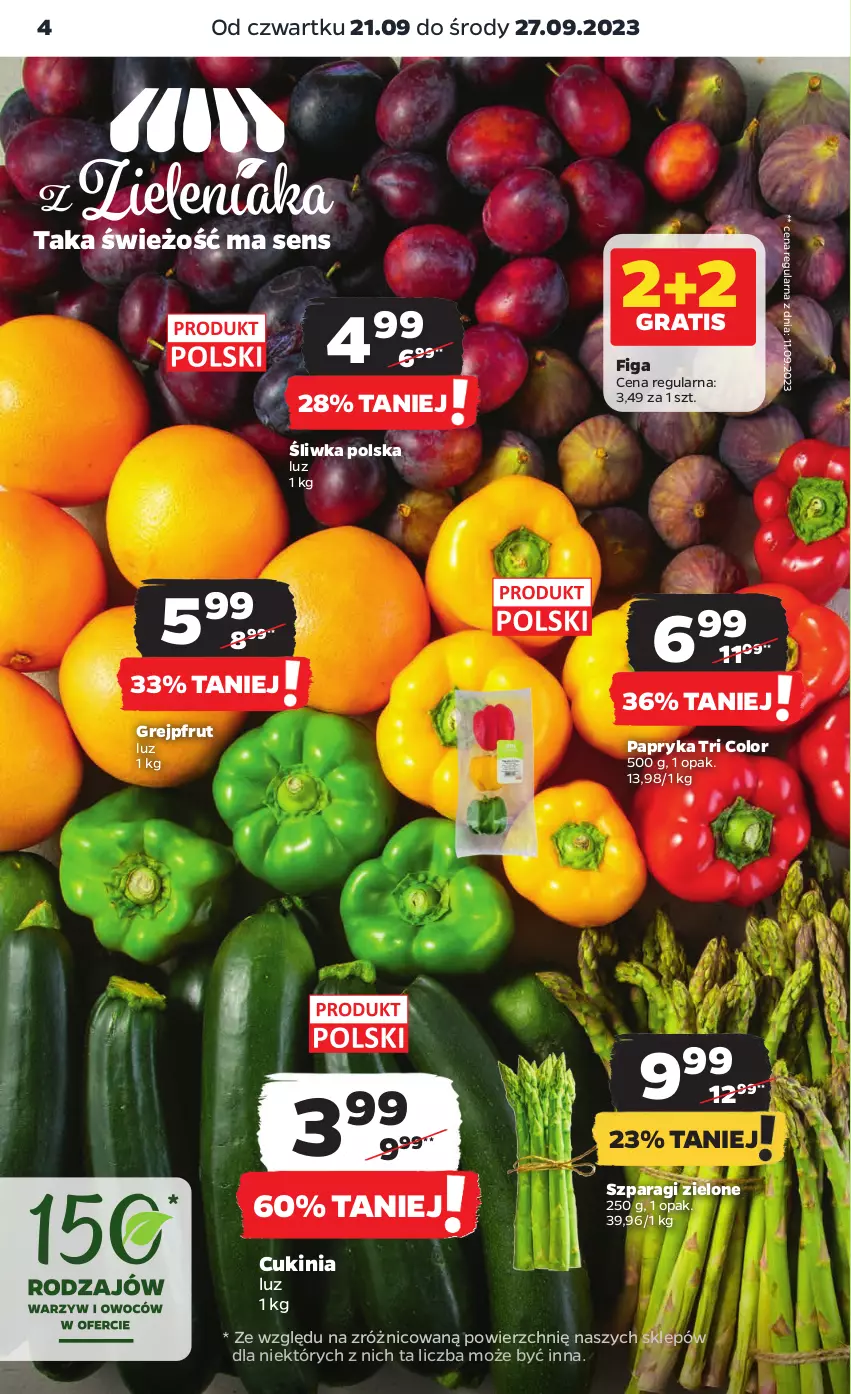 Gazetka promocyjna Netto - Artykuły spożywcze - ważna 21.09 do 27.09.2023 - strona 4 - produkty: Grejpfrut, Papryka