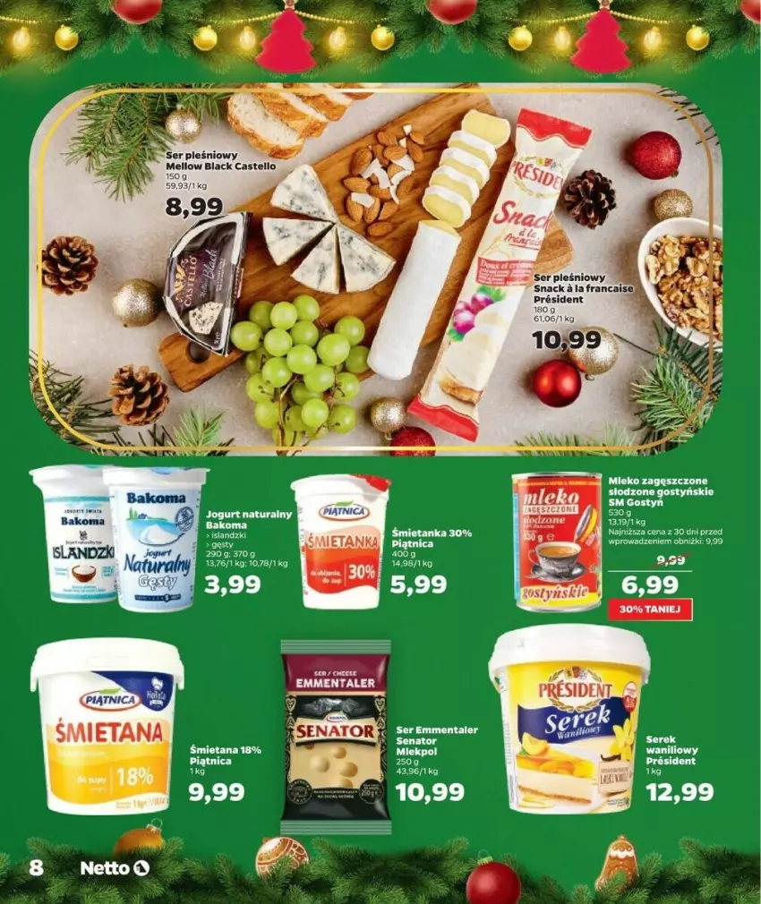 Gazetka promocyjna Netto - ważna 07.12 do 24.12.2023 - strona 16 - produkty: Bakoma, Emmental, Isla, Lack, Piątnica, Ser, Ser pleśniowy