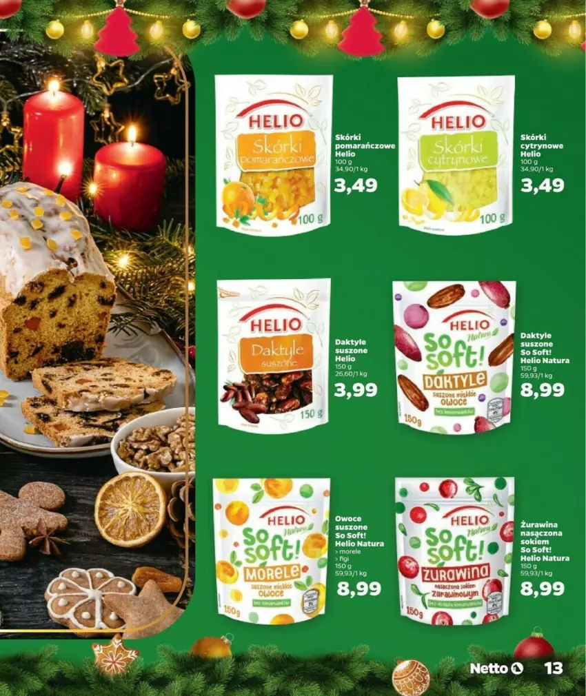 Gazetka promocyjna Netto - ważna 07.12 do 24.12.2023 - strona 5 - produkty: Daktyle, Fa, Helio, Sok