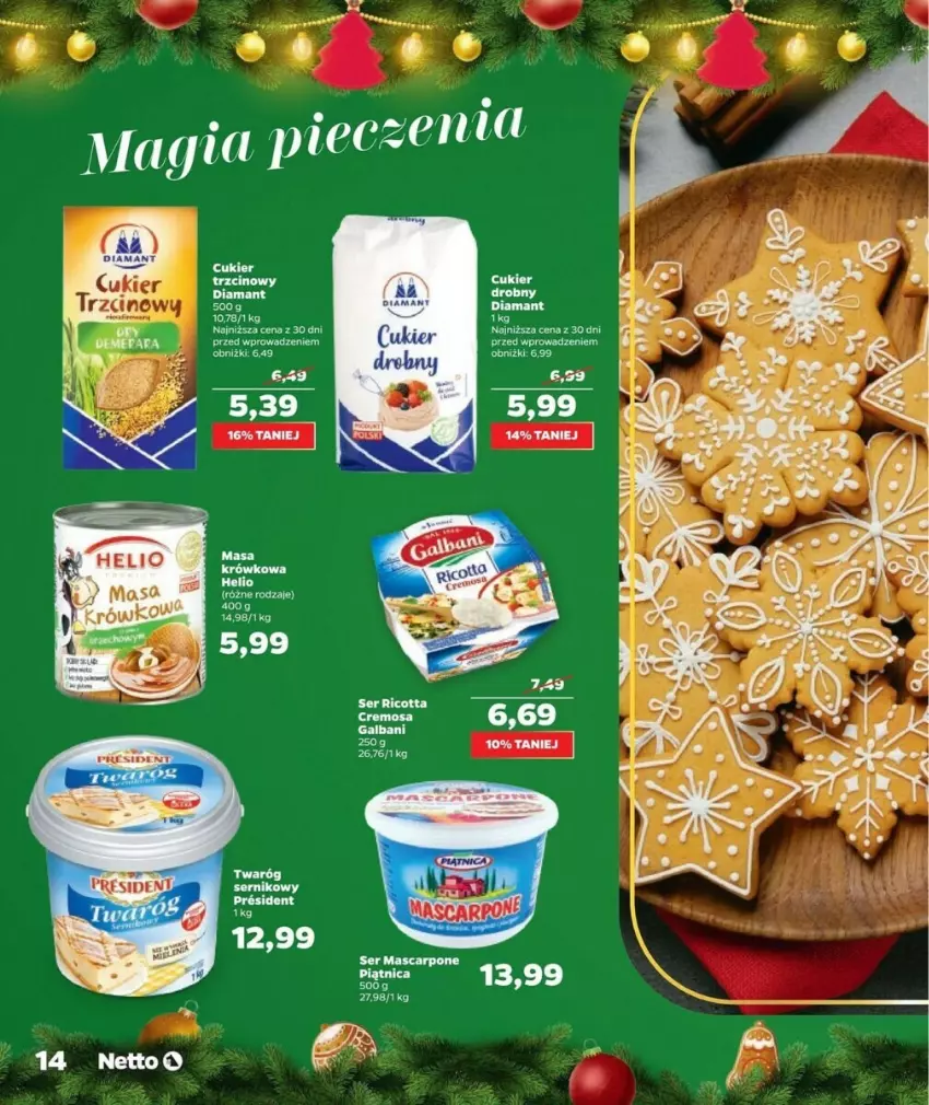 Gazetka promocyjna Netto - ważna 07.12 do 24.12.2023 - strona 6 - produkty: Cukier, Cukier trzcinowy, Diamant, Helio, Piątnica