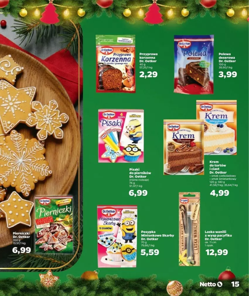 Gazetka promocyjna Netto - ważna 07.12 do 24.12.2023 - strona 7 - produkty: Deser, Dr. Oetker, Gra, Krem do tortów, Ser