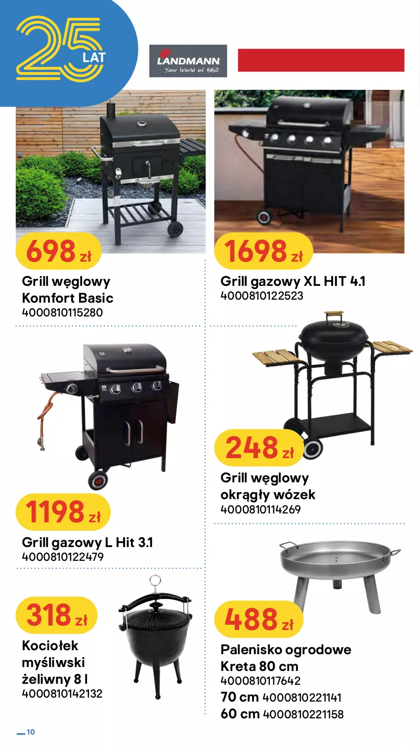 Gazetka promocyjna Castorama - ważna 04.05 do 22.05.2022 - strona 10 - produkty: Grill, Grill gazowy, Koc, Kret, Palenisko, Wózek