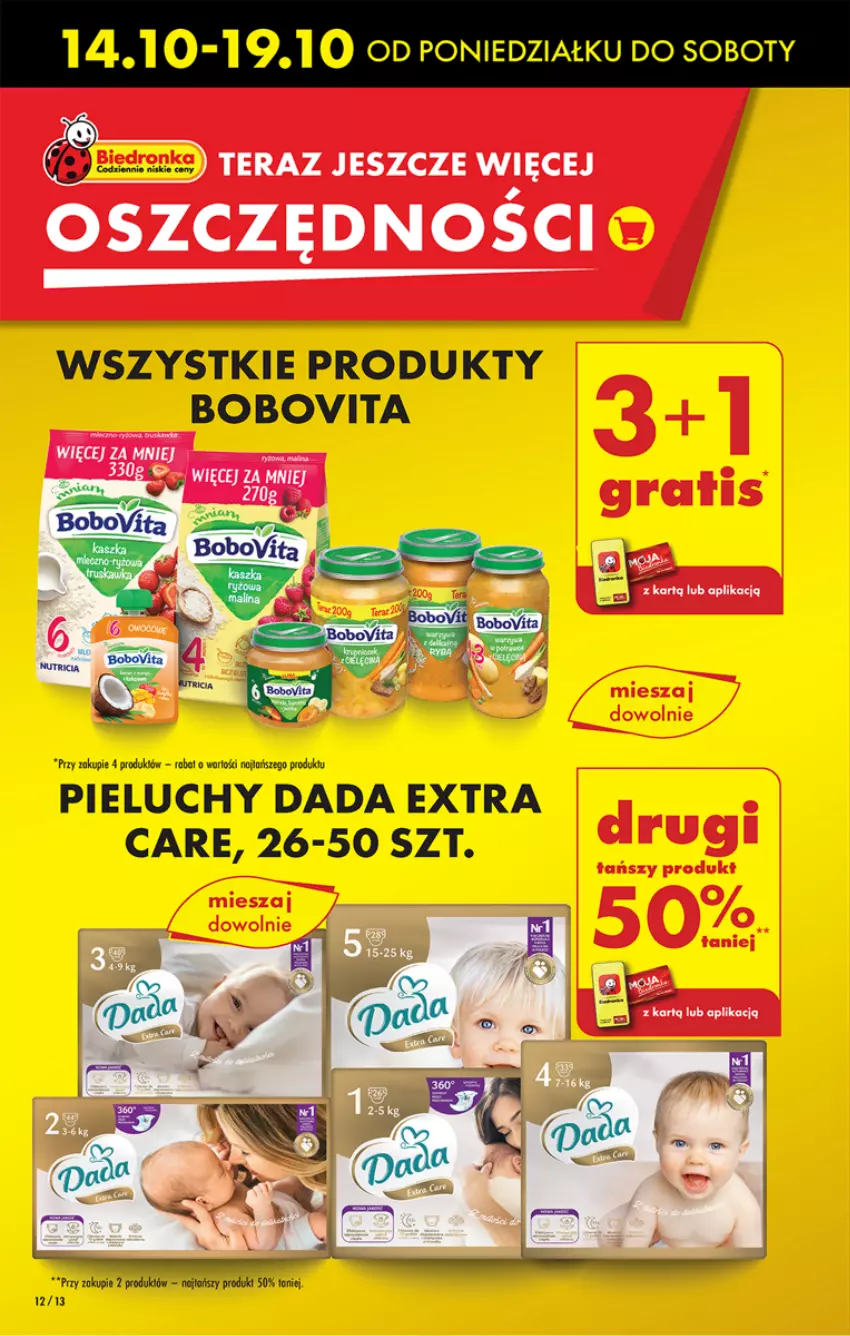 Gazetka promocyjna Biedronka - Od czwartku - ważna 17.10 do 23.10.2024 - strona 12 - produkty: Dada, Pieluchy, Tera