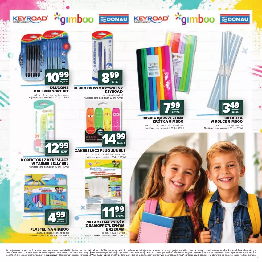 Gazetka promocyjna Stokrotka - Katalog Witaj Szkoło! - ważna 23.07 do 12.08.2026 - strona 7 - produkty: Długopis, Mars, Mięso, Mop, Owoce, Plastelina, Tran, Warzywa