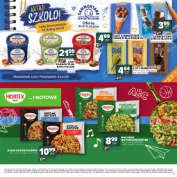 Gazetka promocyjna Stokrotka - Katalog Witaj Szkoło! - Gazetka - ważna od 12.08 do 12.08.2026 - strona 35 - produkty: Makaron, Warzywa, Sos, Ser, Lody, Owoce, Mięso, Gyros, Szpinak, Hortex, Danie gotowe
