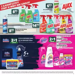Gazetka promocyjna Stokrotka - Katalog Witaj Szkoło! - Gazetka - ważna od 12.08 do 12.08.2026 - strona 47 - produkty: Warzywa, Sól, Gra, Ajax, Finish, Odplamiacz, Szampon, Owoce, Vanish, Płyn do szyb, Mięso, Dywan