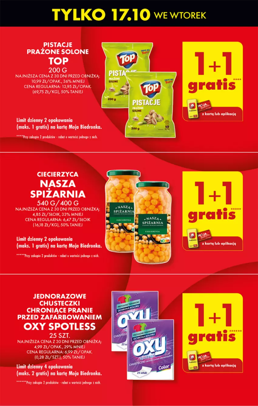 Gazetka promocyjna Biedronka - Od poniedzialku - ważna 16.10 do 21.10.2023 - strona 3 - produkty: Chusteczki, Dron, Fa, Gra, Pistacje, Wino