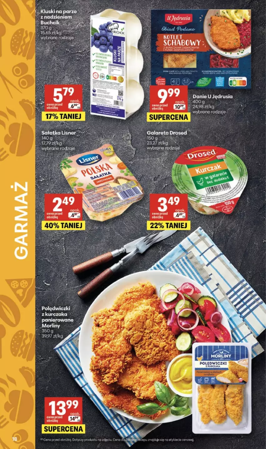 Gazetka promocyjna Delikatesy Centrum - Franczyza DC10 Czwartek - ważna 05.03 do 11.03.2026 - strona 18 - produkty: Kurczak, Morliny, Piec, Pur, Sok