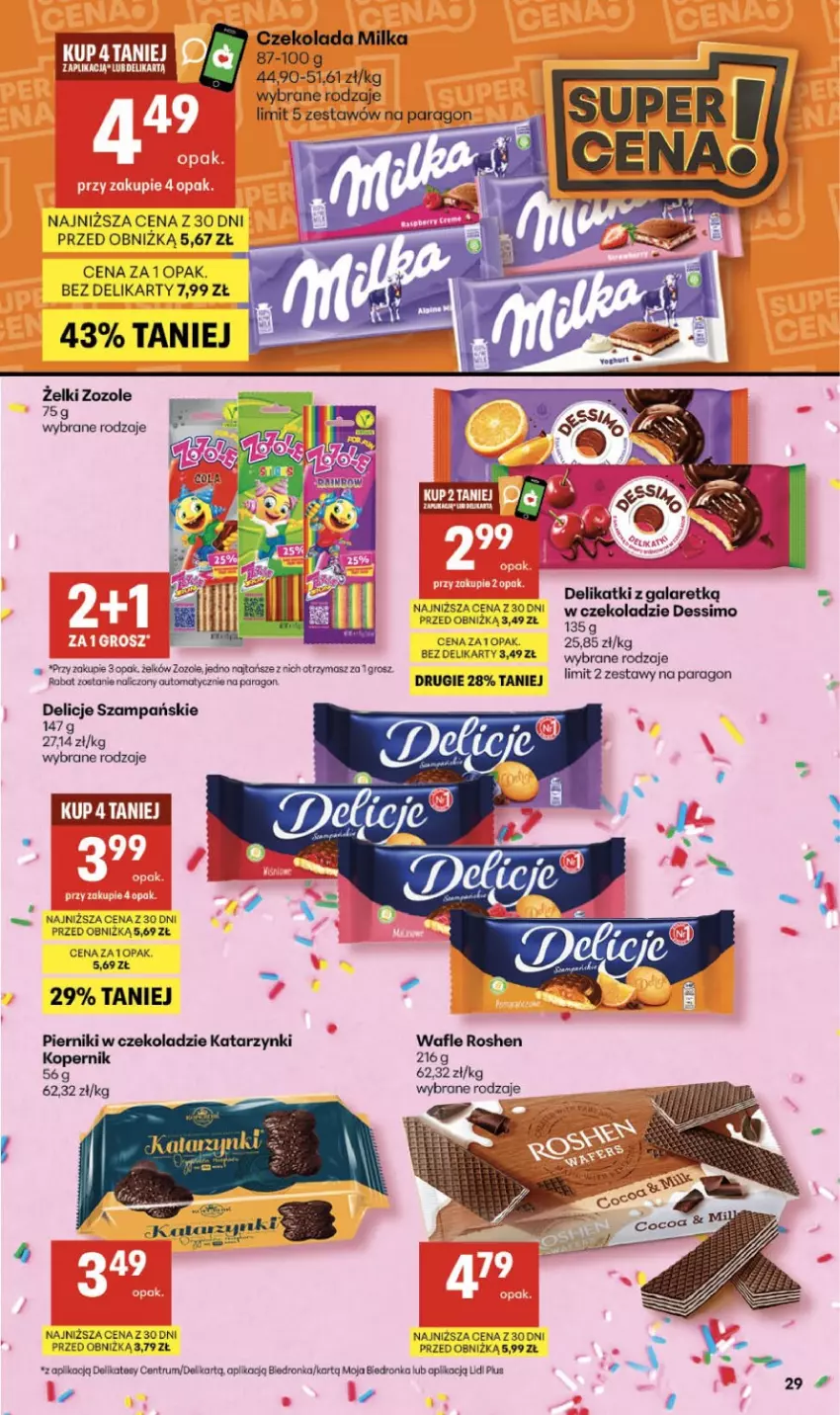 Gazetka promocyjna Delikatesy Centrum - Franczyza DC10 Czwartek - ważna 05.03 do 11.03.2026 - strona 29 - produkty: Delicje, Dron, Gala, Piernik, Pierniki w czekoladzie, Robot, Rum, Wafle