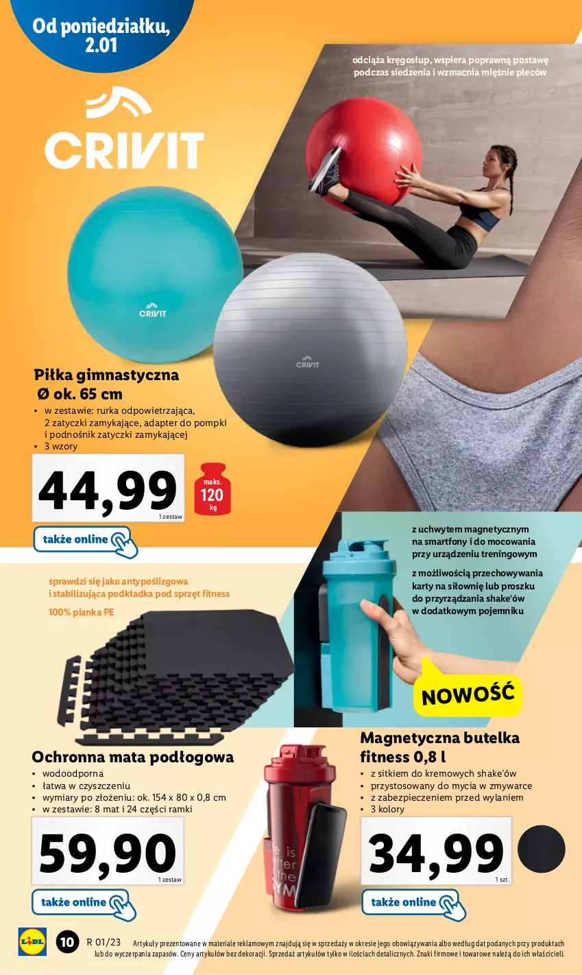 Gazetka promocyjna Lidl - GAZETKA - ważna 02.01 do 07.01.2023 - strona 10 - produkty: Mata podłogowa, Piec, Podkład, Podkładka, Pojemnik, Por, Smartfon