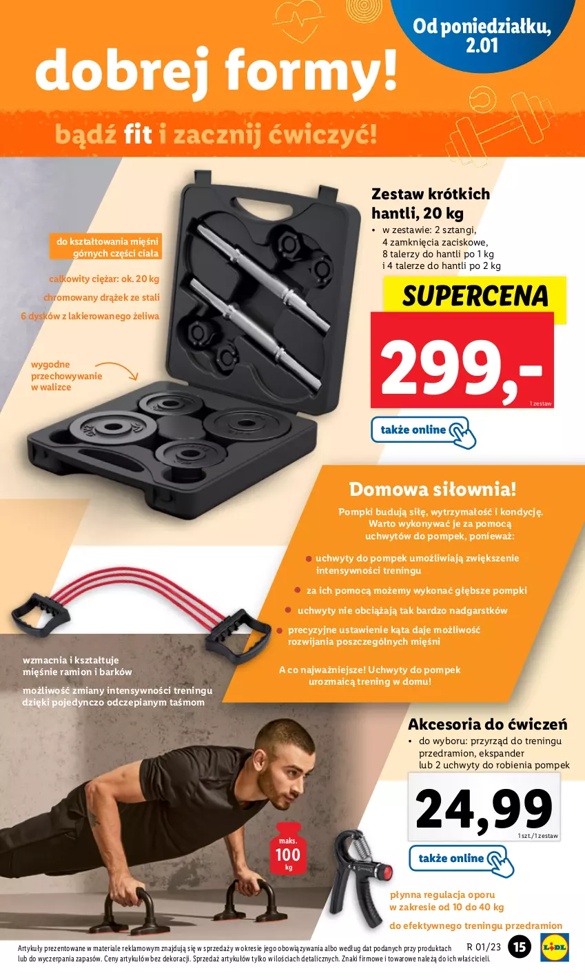 Gazetka promocyjna Lidl - GAZETKA - ważna 02.01 do 07.01.2023 - strona 15 - produkty: Ekspander, Lakier, Por, Talerz, Uchwyty, Uchwyty do pompek