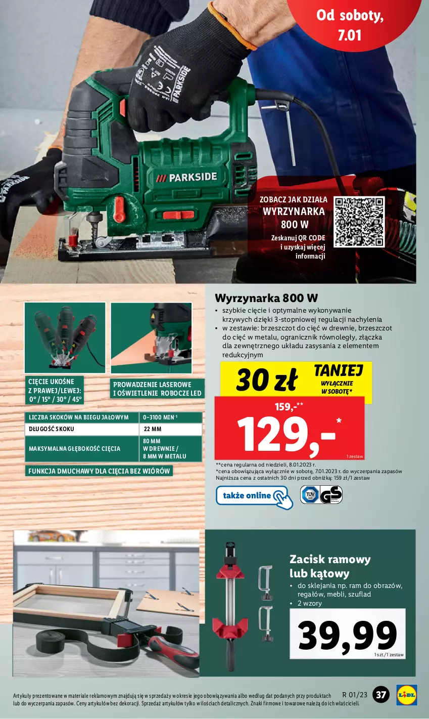 Gazetka promocyjna Lidl - GAZETKA - ważna 02.01 do 07.01.2023 - strona 45 - produkty: Gra, Klej, Obraz, Regał, Ser, Top, Wyrzynarka