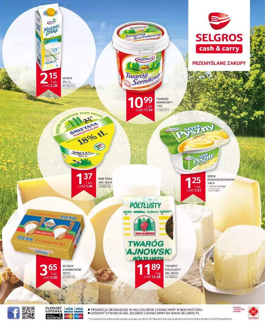 Gazetka promocyjna Selgros - Extra Oferta - ważna 01.09 do 30.09.2021 - strona 43 - produkty: LG, Mleko, Mlemix Zambrowski, Ser, Serek, Serek homogenizowany, Sok, Twaróg, Twaróg półtłusty