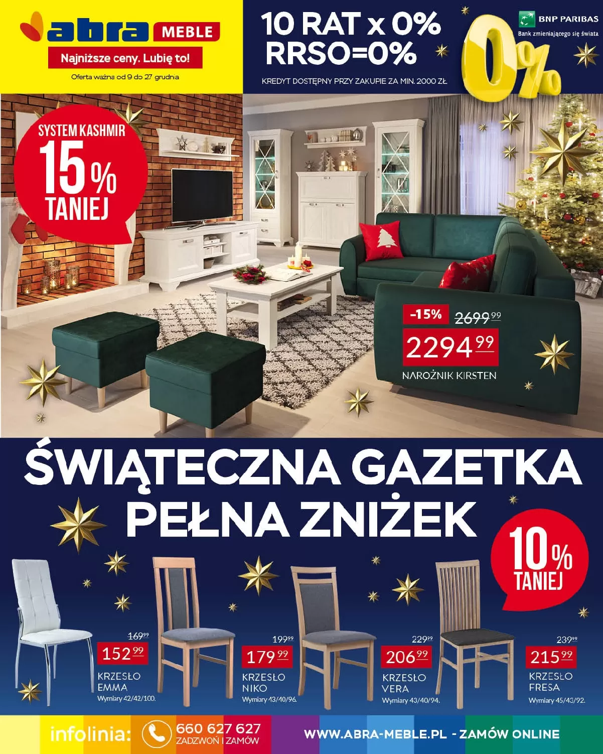 Gazetka promocyjna Abra Meble - Grudzień - ważna 09.12 do 27.12.2020 - strona 1