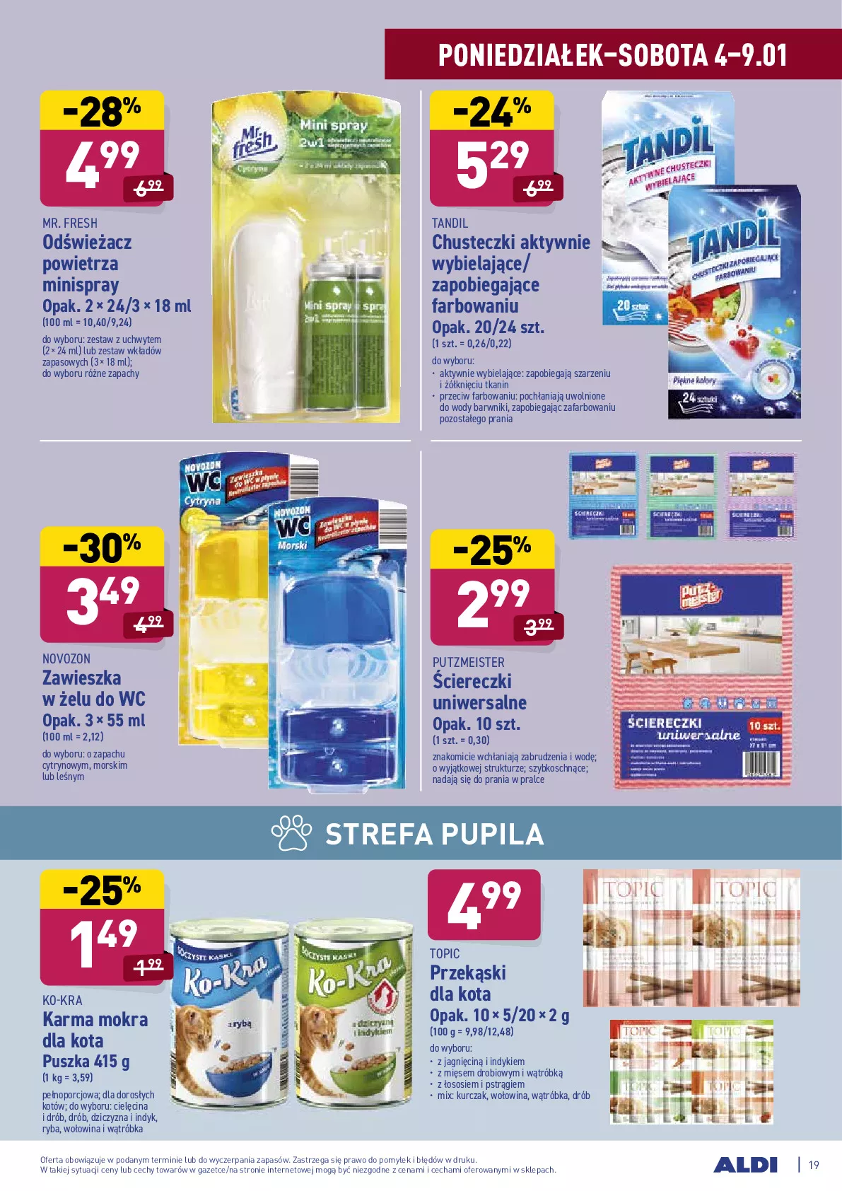 Gazetka promocyjna Aldi - Okazje tygodnia - ważna 04.01 do 09.01.2021 - strona 19