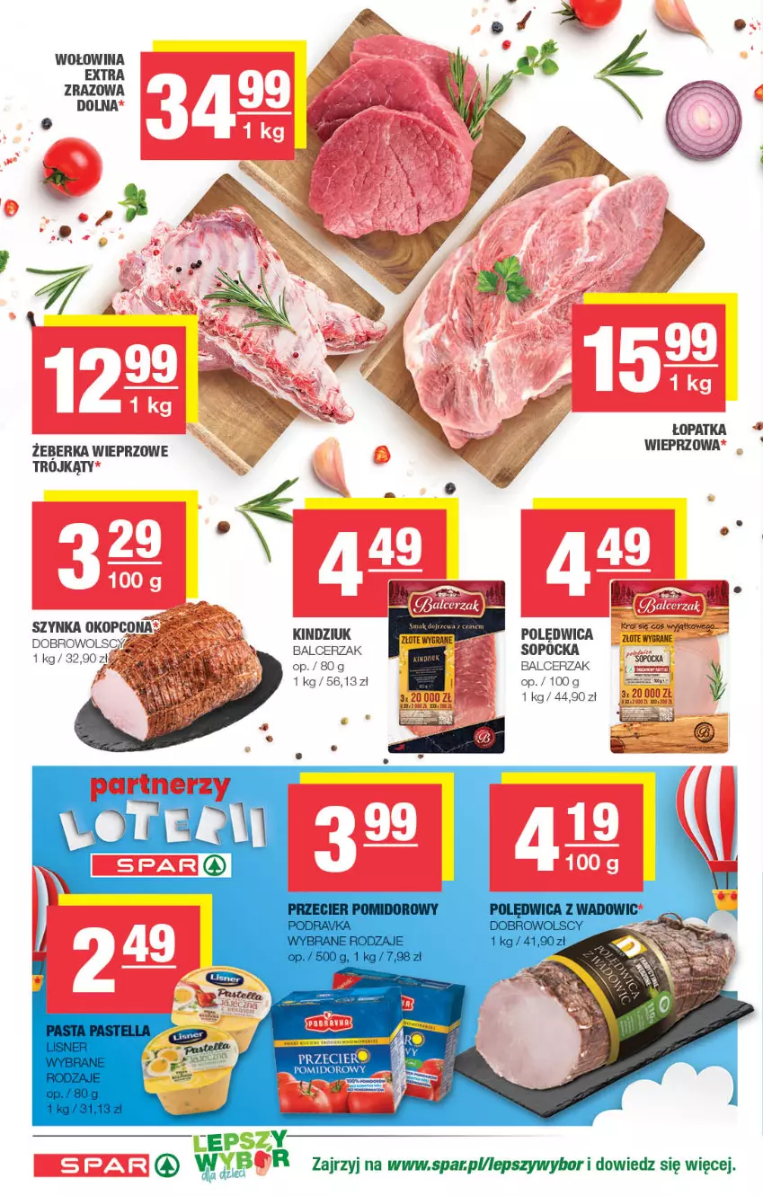 Gazetka promocyjna Spar - Spar - ważna 29.10 do 08.11.2023 - strona 4 - produkty: Kindziuk, Polędwica, Wołowina