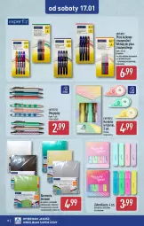 Gazetka promocyjna Aldi - Artykuły przemysłowe i tekstylia - Gazetka - ważna od 17.01 do 17.01.2026 - strona 10 - produkty: Długopis, Kosz, Pióra kulkowego, Biuro