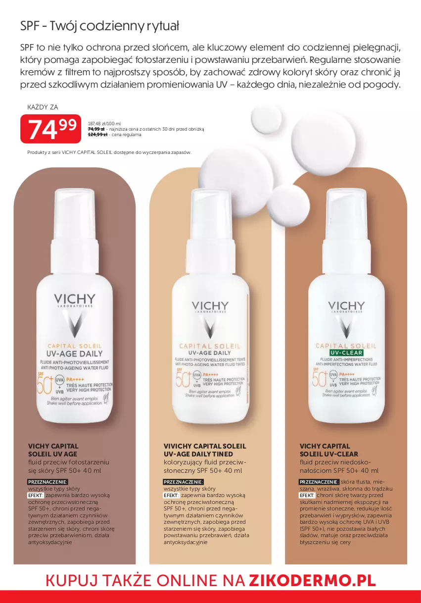 Gazetka promocyjna Ziko - Gazetka Ziko Dermo - ważna 07.08 do 20.08.2025 - strona 16 - produkty: Ser, Sok, Vichy