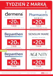 Gazetka promocyjna Ziko - Gazetka Ziko Dermo - Gazetka - ważna od 20.08 do 20.08.2025 - strona 23 - produkty: Ser, Acer, Pharmaceris, Dermena, Bepanthen