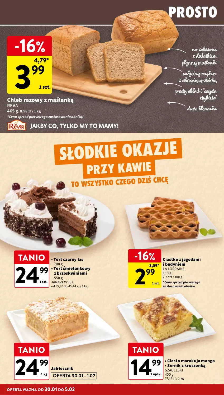 Gazetka promocyjna Intermarche - Gazetka Intermarche - ważna 30.01 do 05.02.2025 - strona 24 - produkty: Chleb, Lanki, Mango, Ser