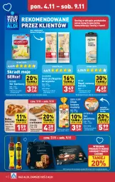 Gazetka promocyjna Aldi - Pełna oferta - Gazetka - ważna od 09.11 do 09.11.2024 - strona 10 - produkty: Sok, Ser, Hofburger, Bułeczki, Burger, Chleb tostowy, Bułka brioszka, Chleb, Ser pleśniowy, Napój, Bułka