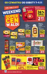 Gazetka promocyjna Aldi - Pełna oferta - Gazetka - ważna od 09.11 do 09.11.2024 - strona 24 - produkty: Mięso wołowe, Makaron, Ciastka, Sok, Mięsne specjały, Herbata czarna, Lipton, Kabanos, Herbata, Mięso, Nimm2